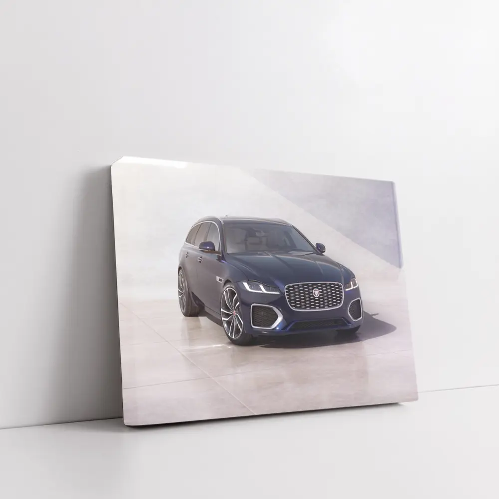 Jaguar XF Sportbrake Blue Studio Setting – Wall Art