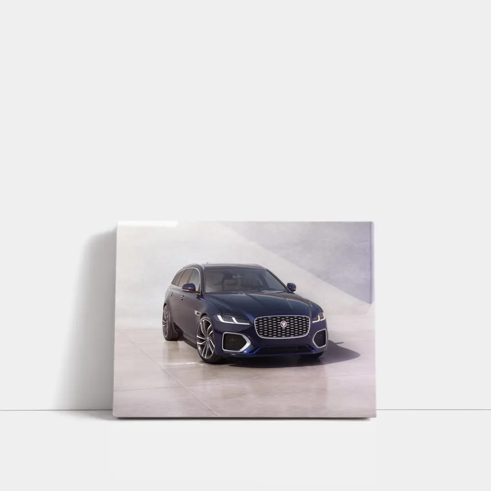 Jaguar XF Sportbrake Blue Studio Setting – Wall Art