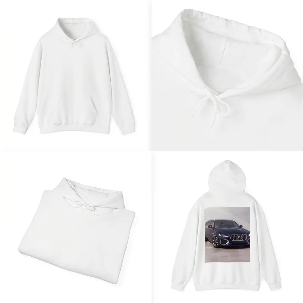 Jaguar XF Sportbrake Blue Studio Setting – Hoodies
