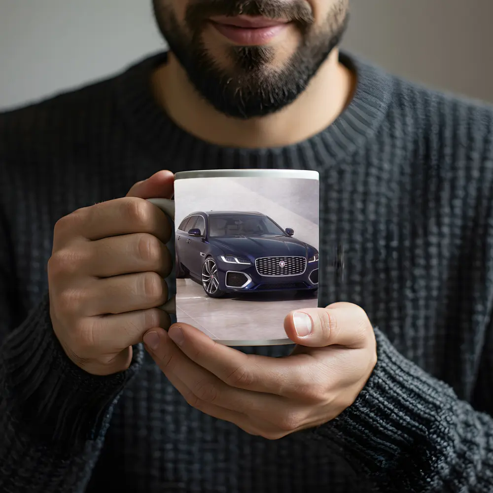 Jaguar XF Sportbrake Blue Studio Setting – Mugs