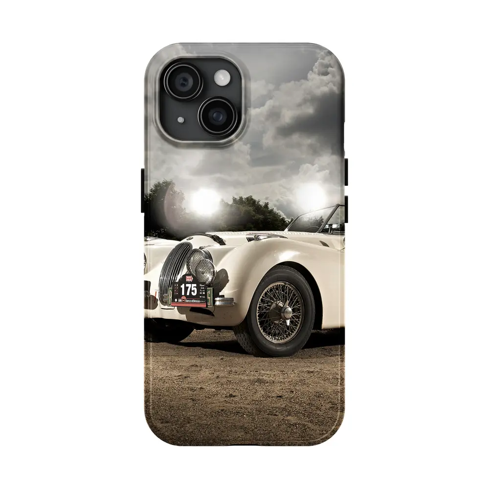 Jaguar XK120 Classic Roadster Dramatic Sky – Cases