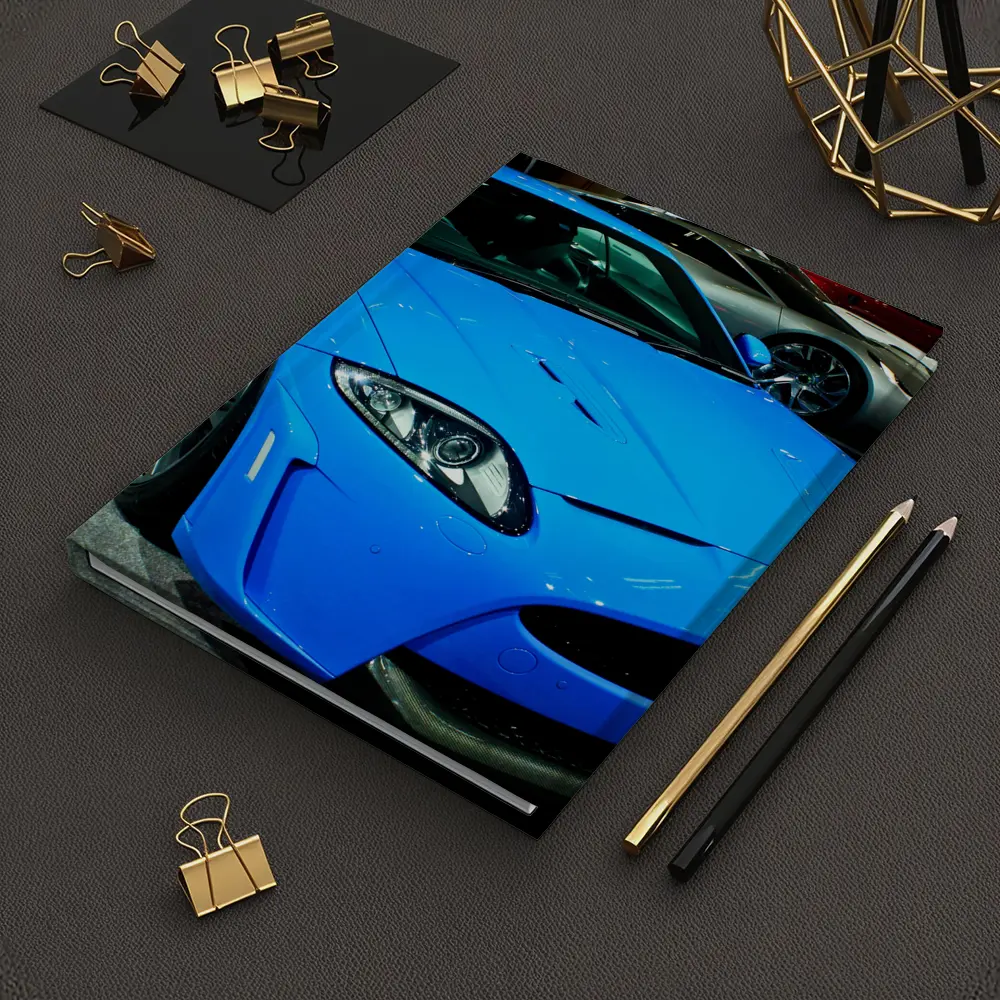 Jaguar XKR-S Blue Sports Car Auto Show – Notebooks