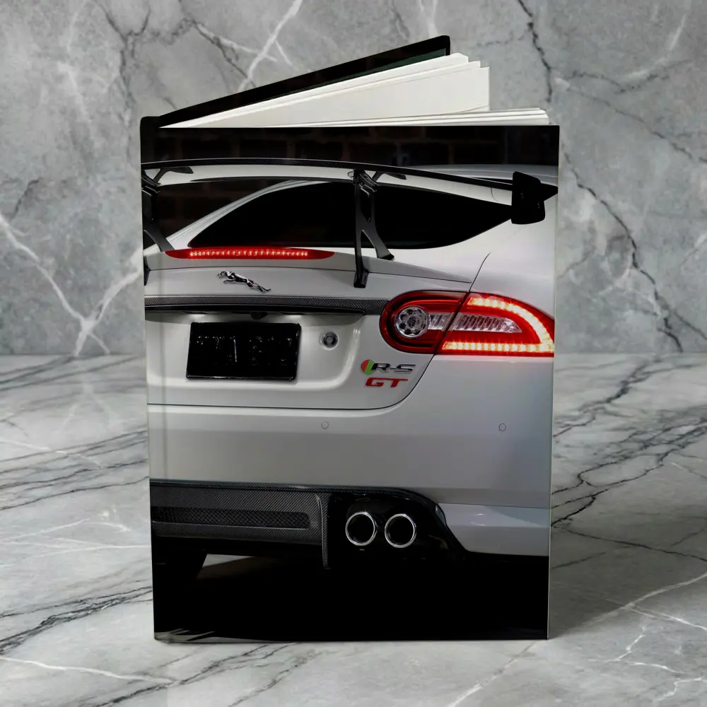 Jaguar XK GT White Rear View Dark – Notebooks