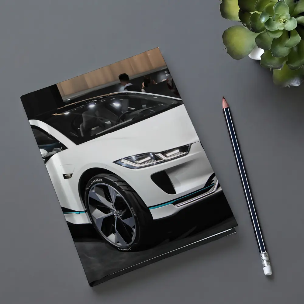 Jaguar I-Pace White Electric SUV Auto Show – Notebooks