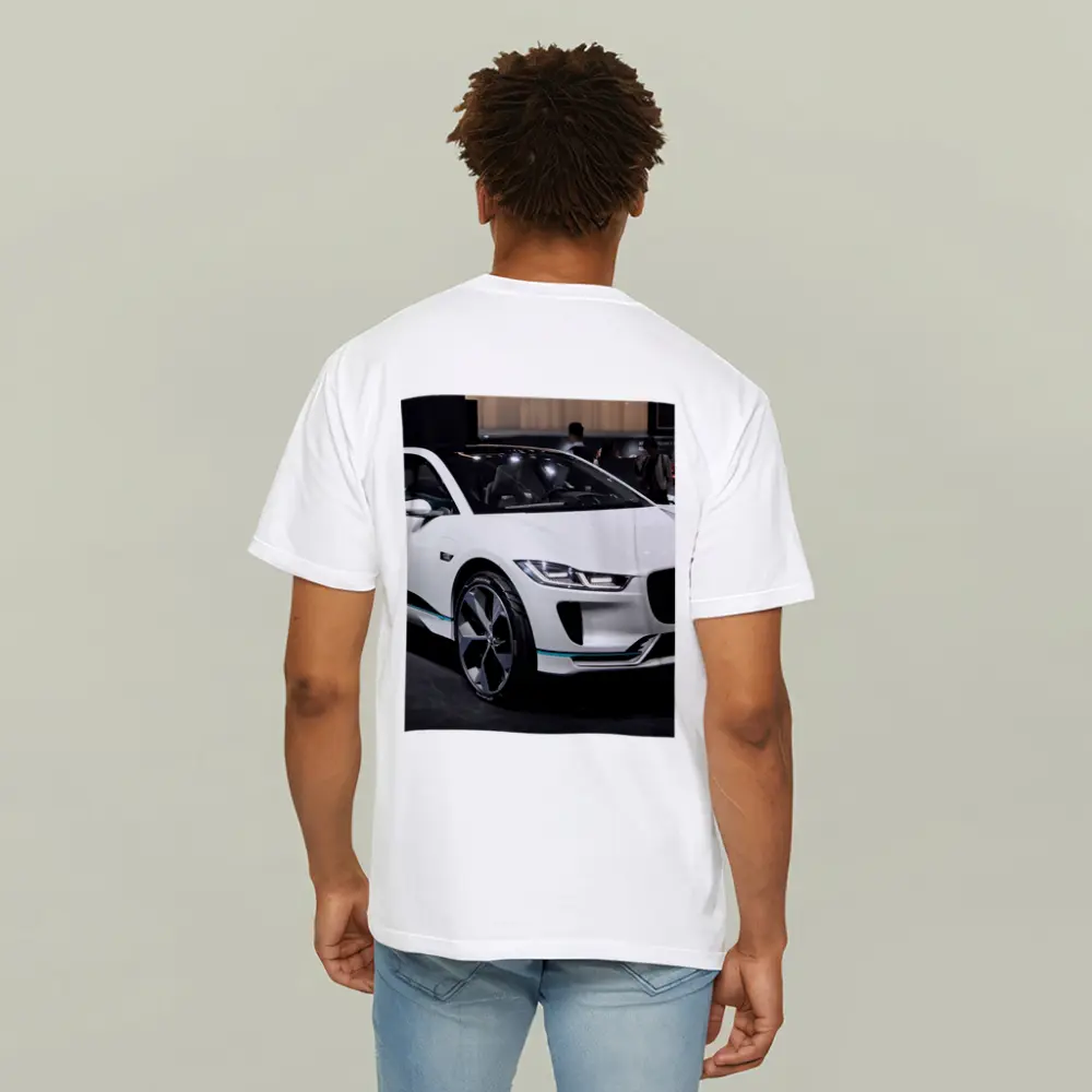 Jaguar I-Pace White Electric SUV Auto Show – T-Shirts
