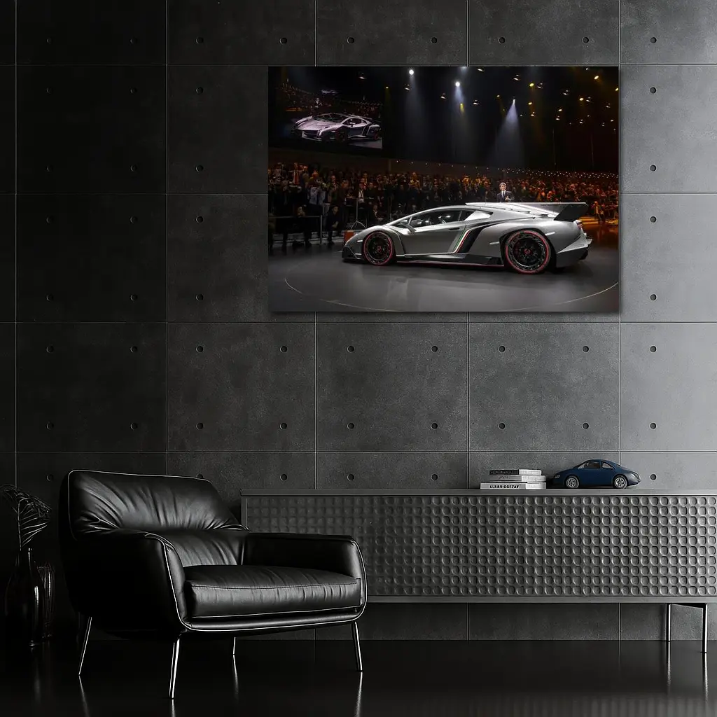 Lamborghini Veneno Reveal At Auto Show – Wall Art