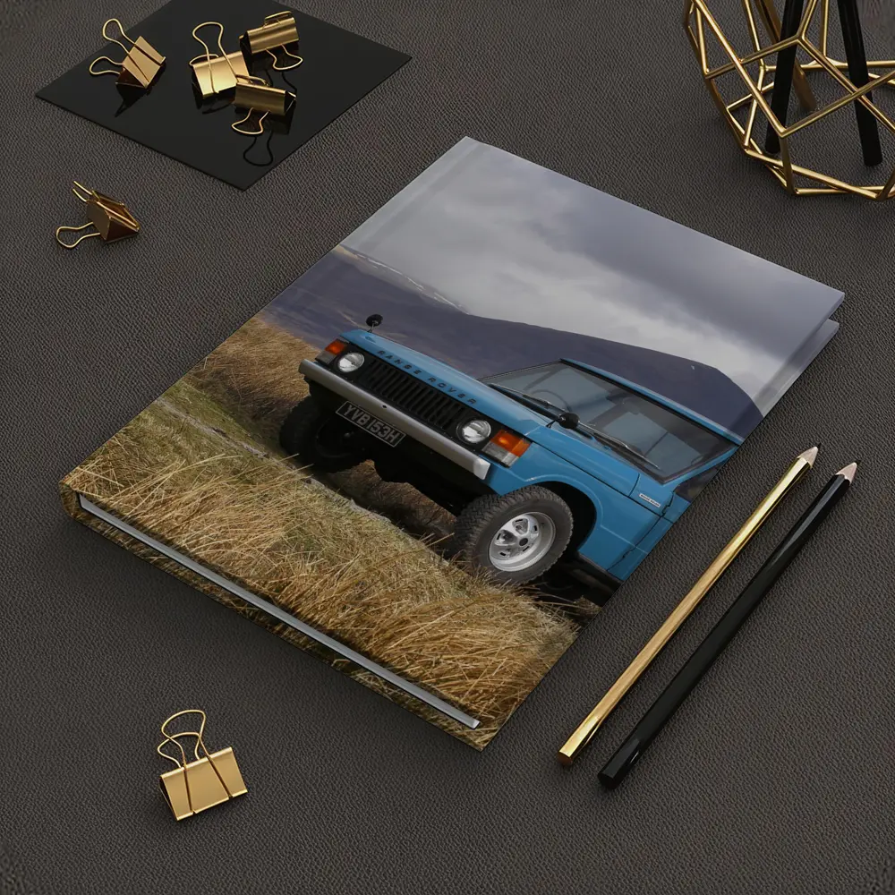 Classic Range Rover Blue Scottish Highlands – Notebooks