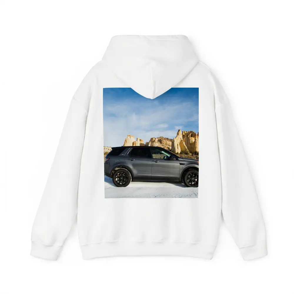 Land Rover Discovery Sport Snow Desert Rocks – Hoodies