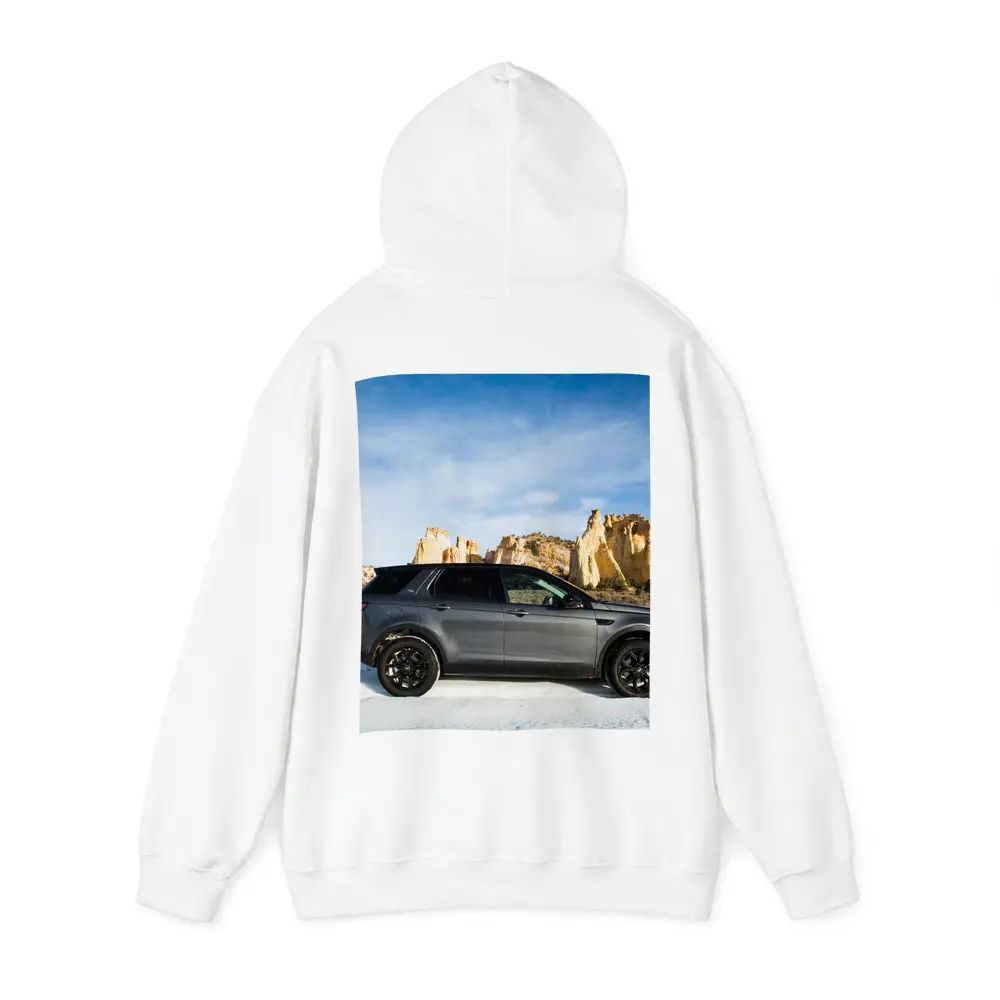 Land Rover Discovery Sport Snow Desert Rocks – Hoodies