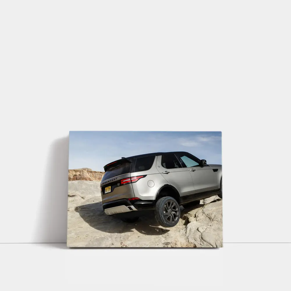 Land Rover Discovery SUV on Rocky Terrain – Wall Art