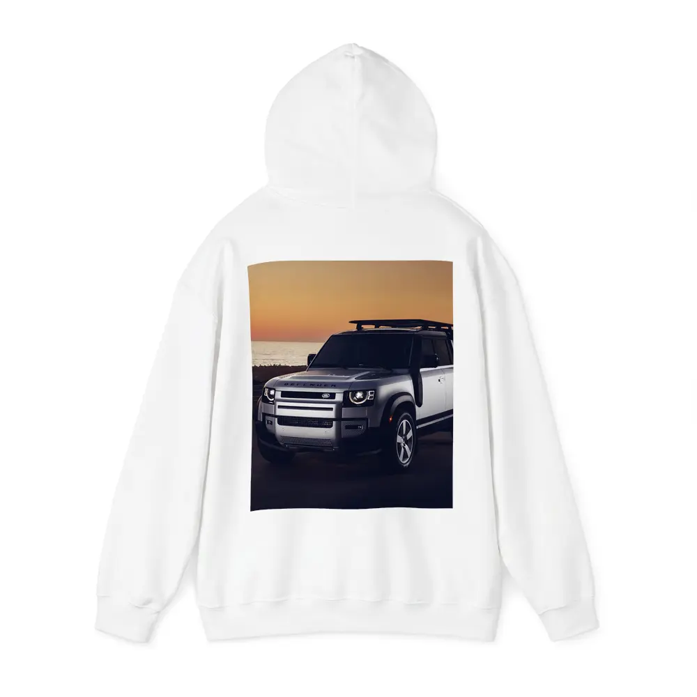 Land Rover Defender Coastal Sunset Drive – Hoodies