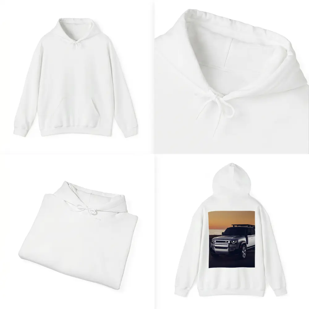 Land Rover Defender Coastal Sunset Drive – Hoodies