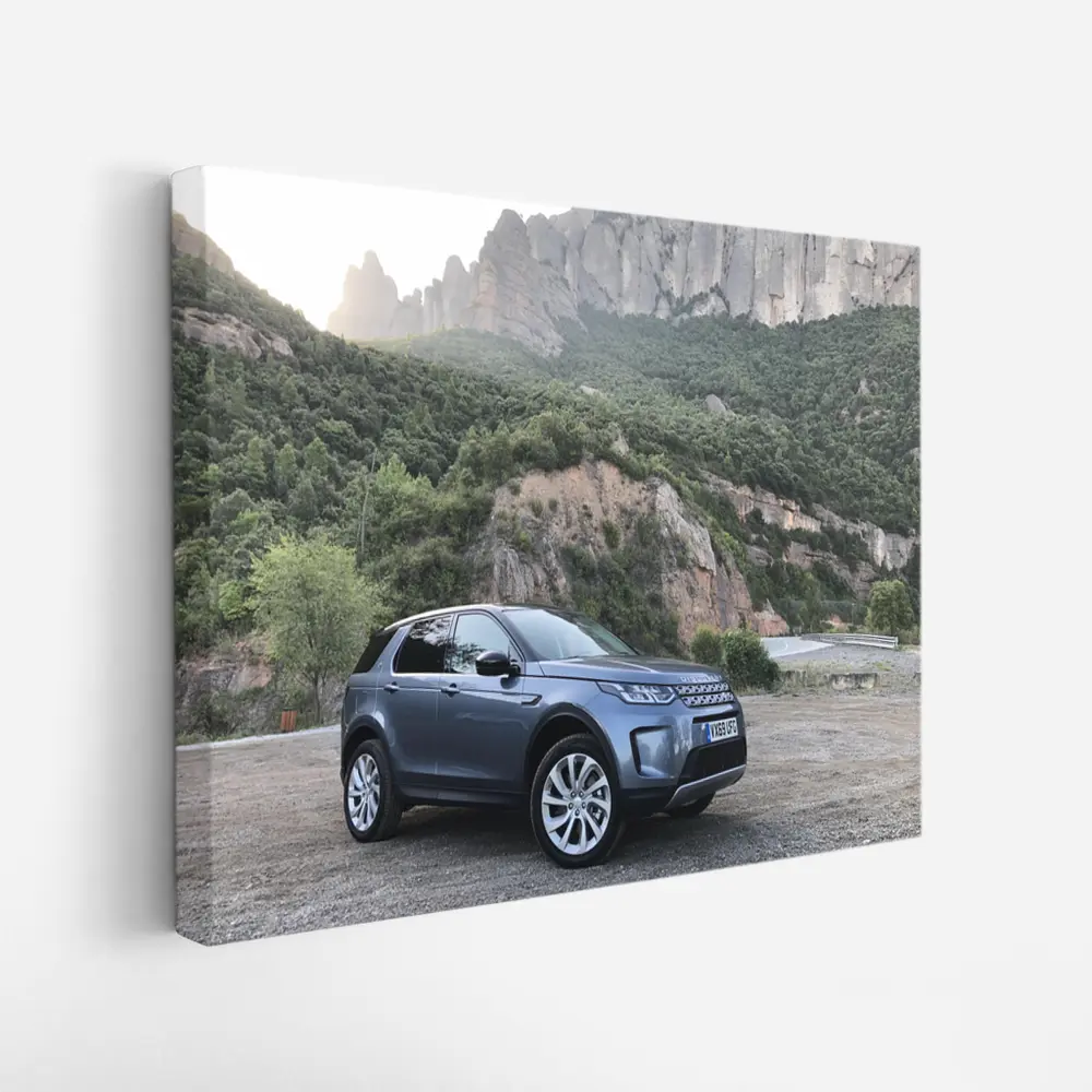 Land Rover Discovery Sport Rocky Mountain Backdrop