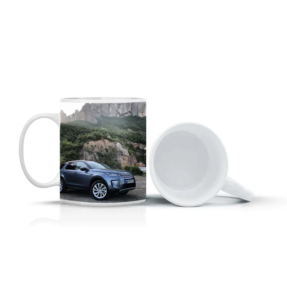 Land Rover Discovery Sport Rocky Mountain Backdrop – Mugs