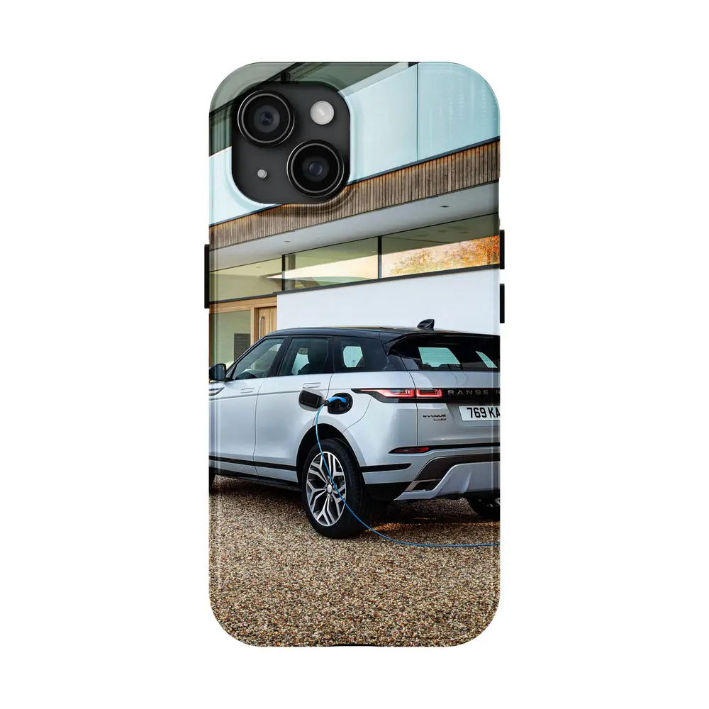 Range Rover Evoque Charging At Modern House – Cases