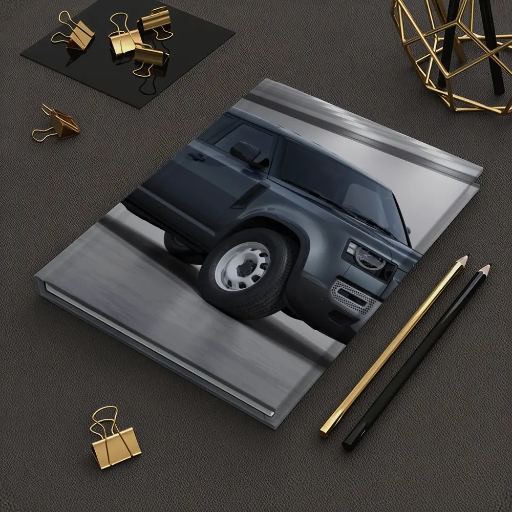 Land Rover Defender 110 Gray Studio Shot – Notebooks