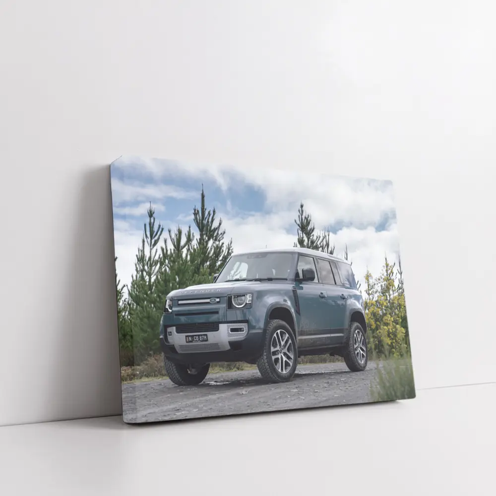 Land Rover Defender 110 Forest Outdoor Setting – Wall Art