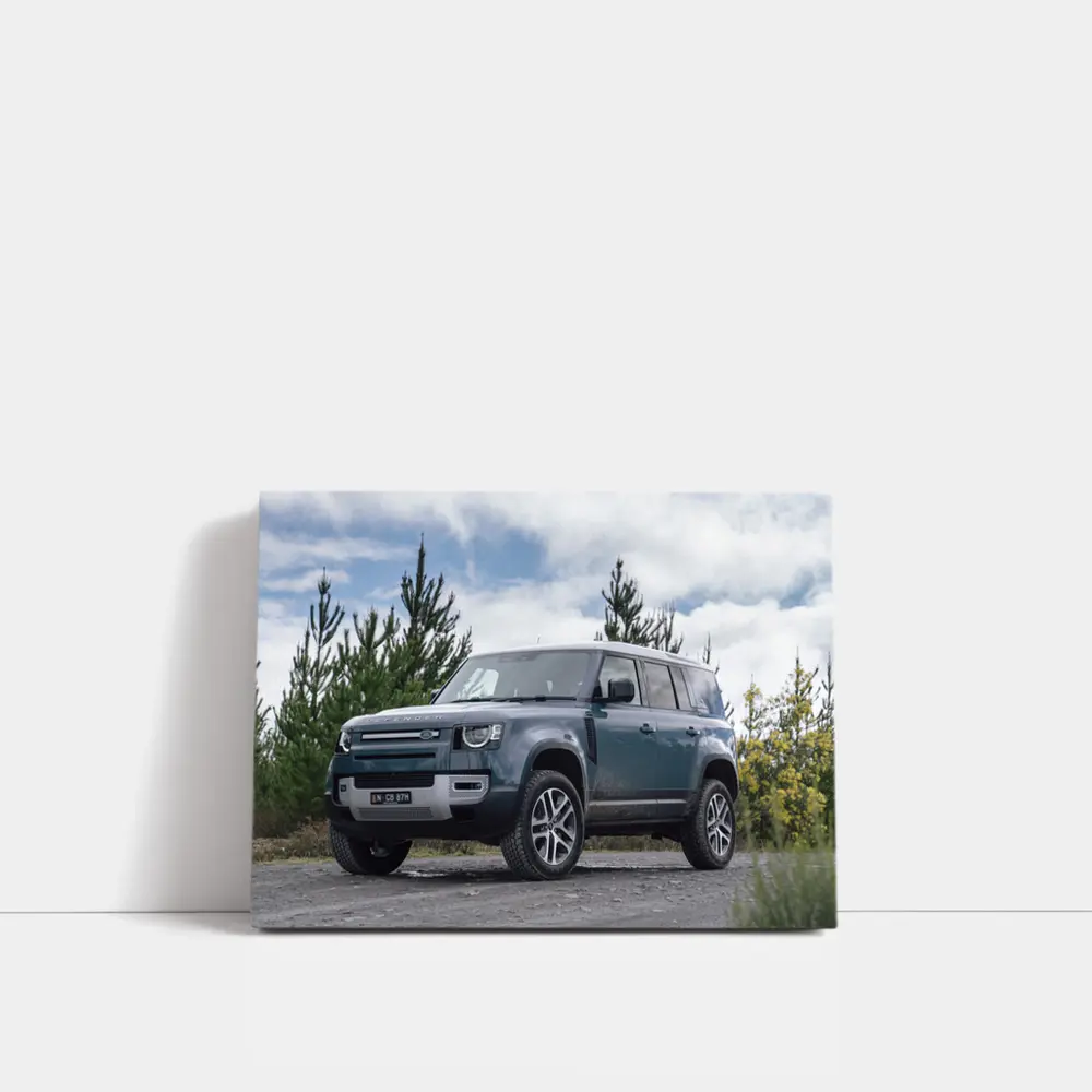 Land Rover Defender 110 Forest Outdoor Setting – Wall Art