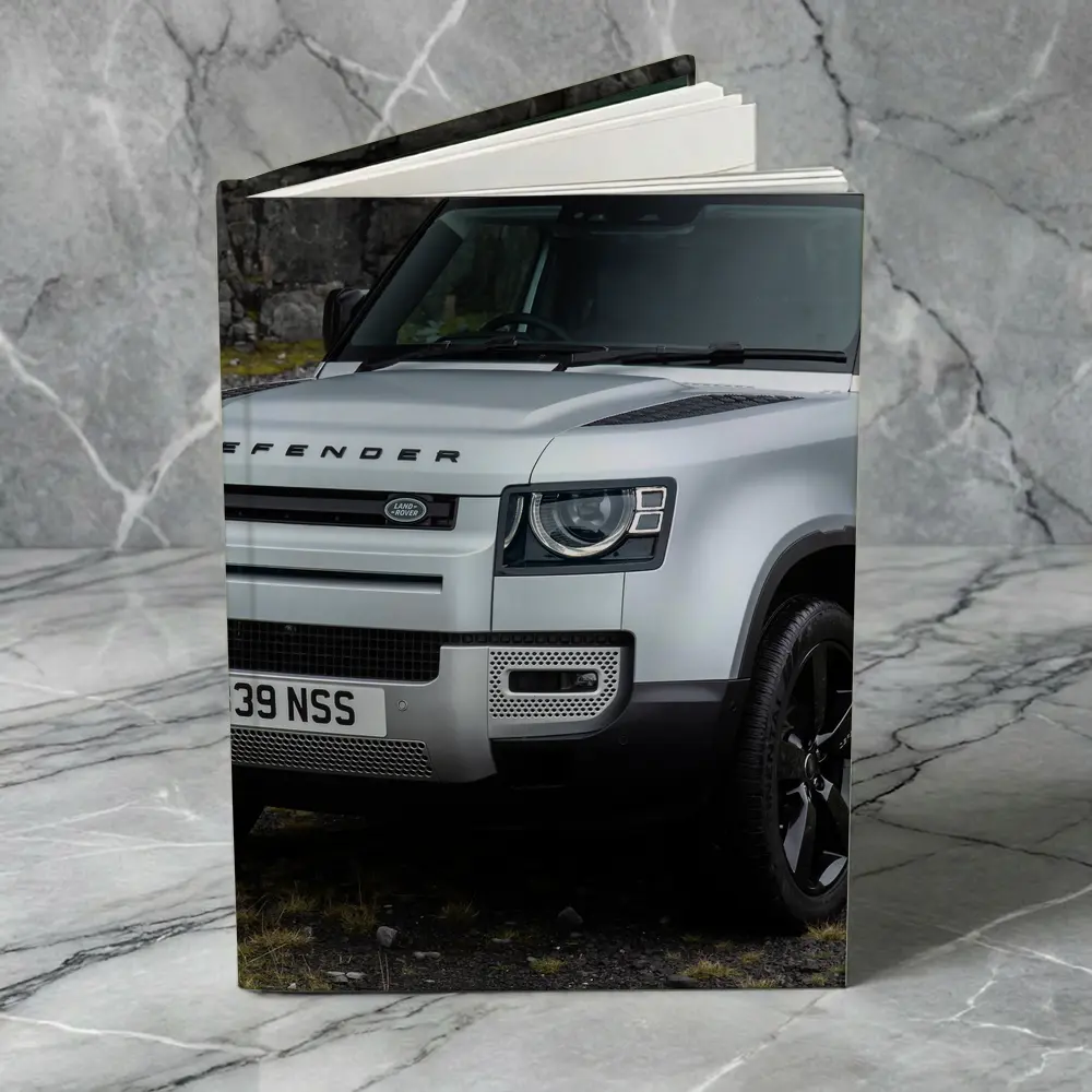 Land Rover Defender Rocky Cliffs Silver – Notebooks
