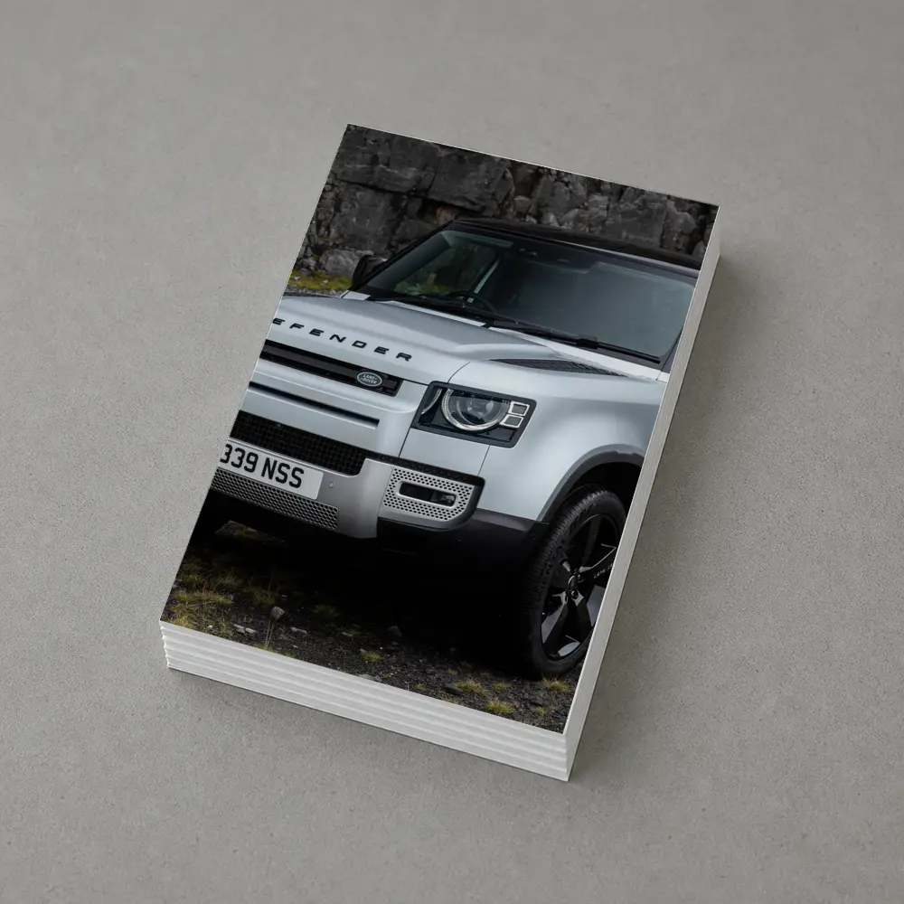 Land Rover Defender Rocky Cliffs Silver – Postcards