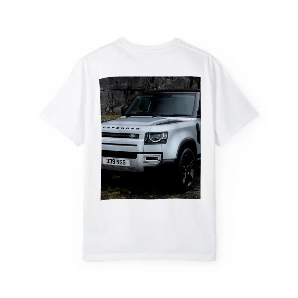 Land Rover Defender Rocky Cliffs Silver – T-Shirts