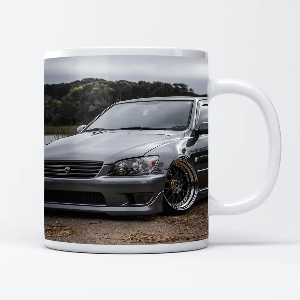 Toyota Altezza Slammed Stance Gray Cloudy Day – Mugs