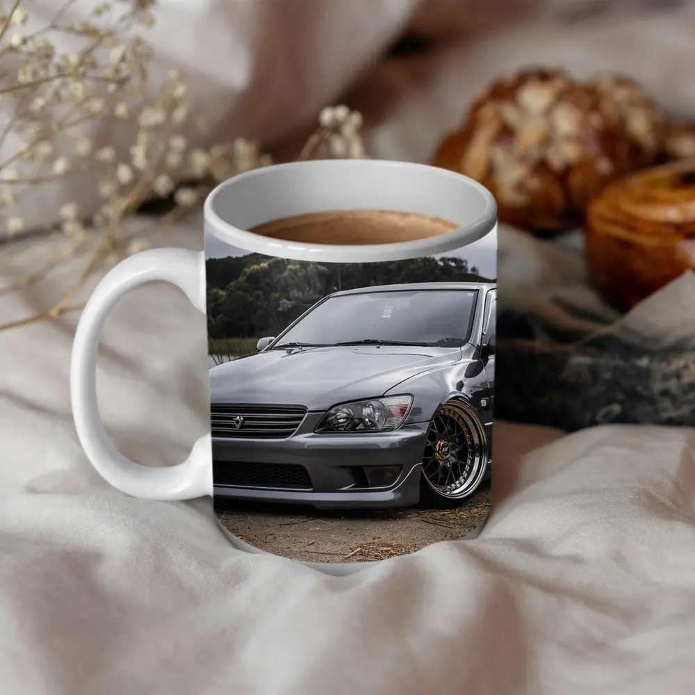 Toyota Altezza Slammed Stance Gray Cloudy Day – Mugs