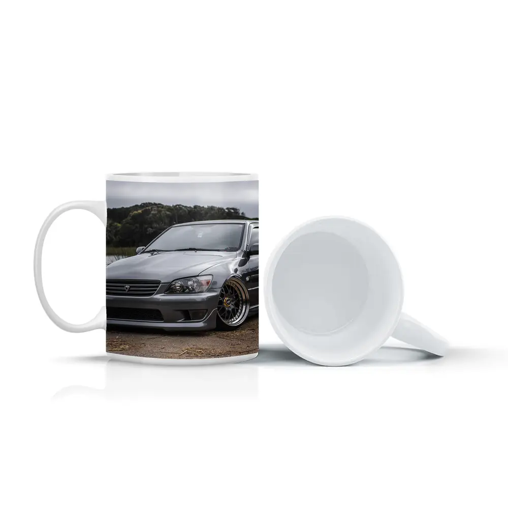 Toyota Altezza Slammed Stance Gray Cloudy Day – Mugs