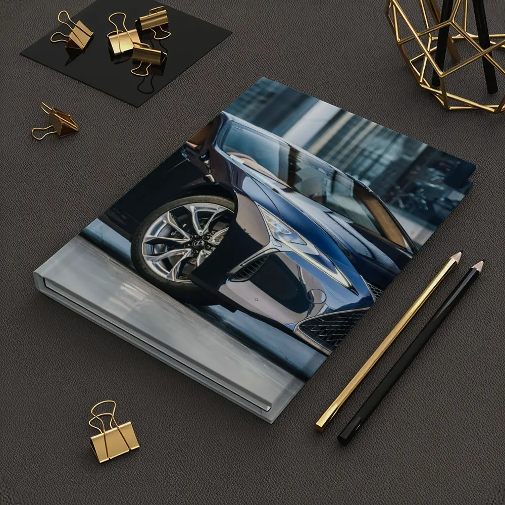 Lexus LC Black Sports Coupe Urban Setting – Notebooks