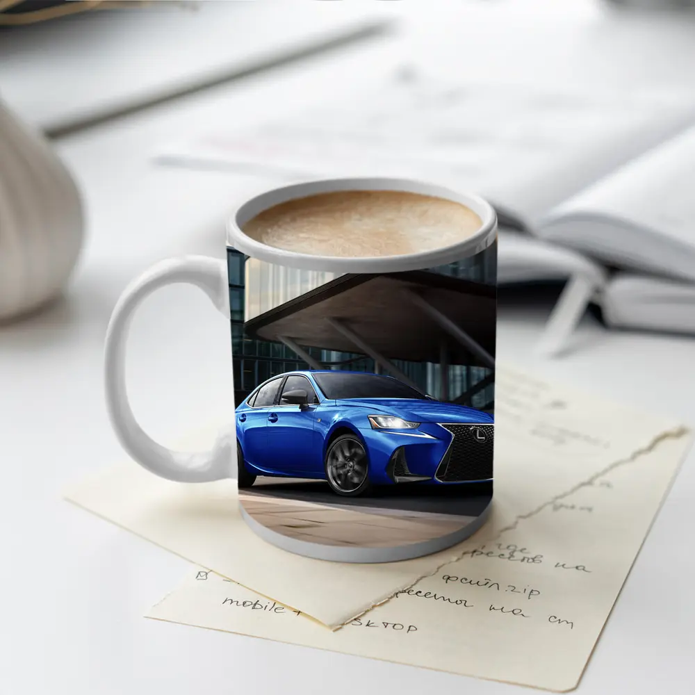 Lexus IS F Sport Blue Urban Street – Mugs