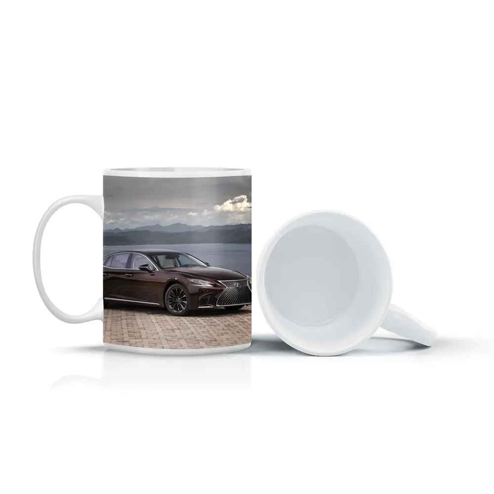 Lexus LS Luxury Sedan Lakeside Cloudy Day – Mugs