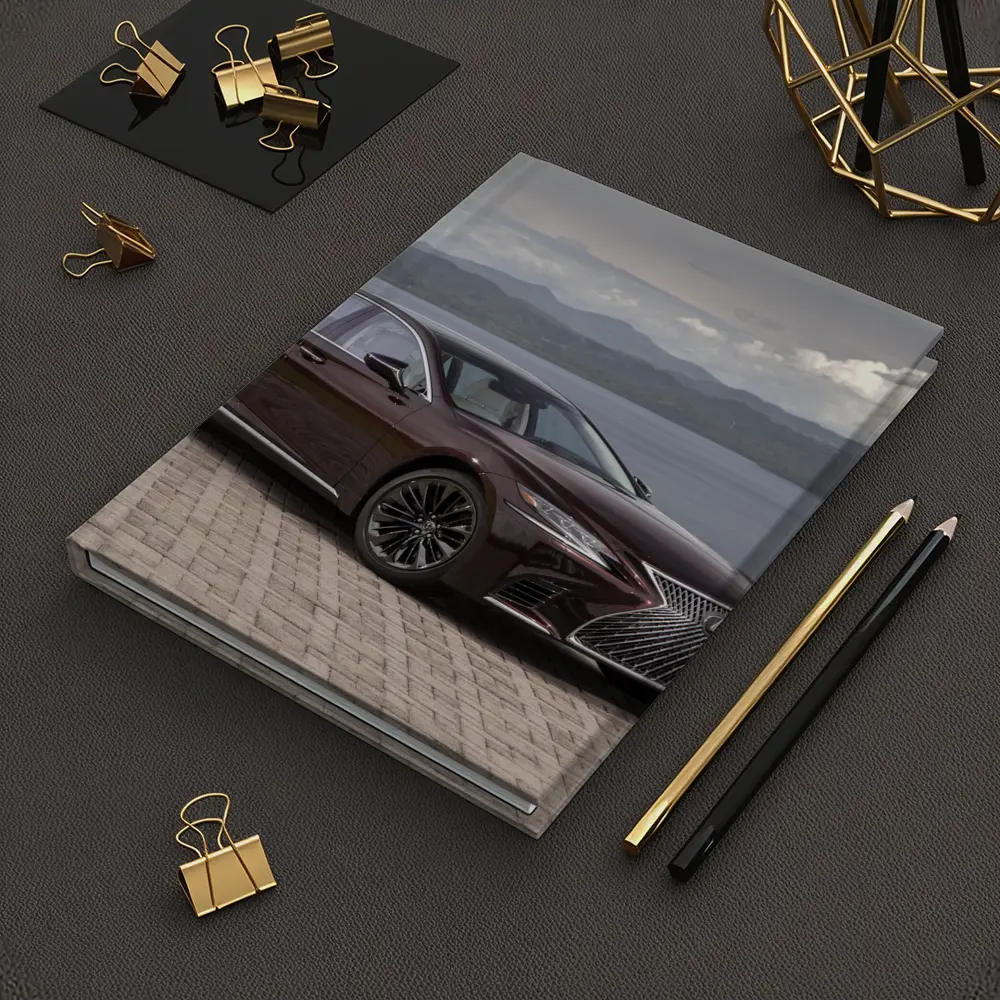 Lexus LS Luxury Sedan Lakeside Cloudy Day – Notebooks