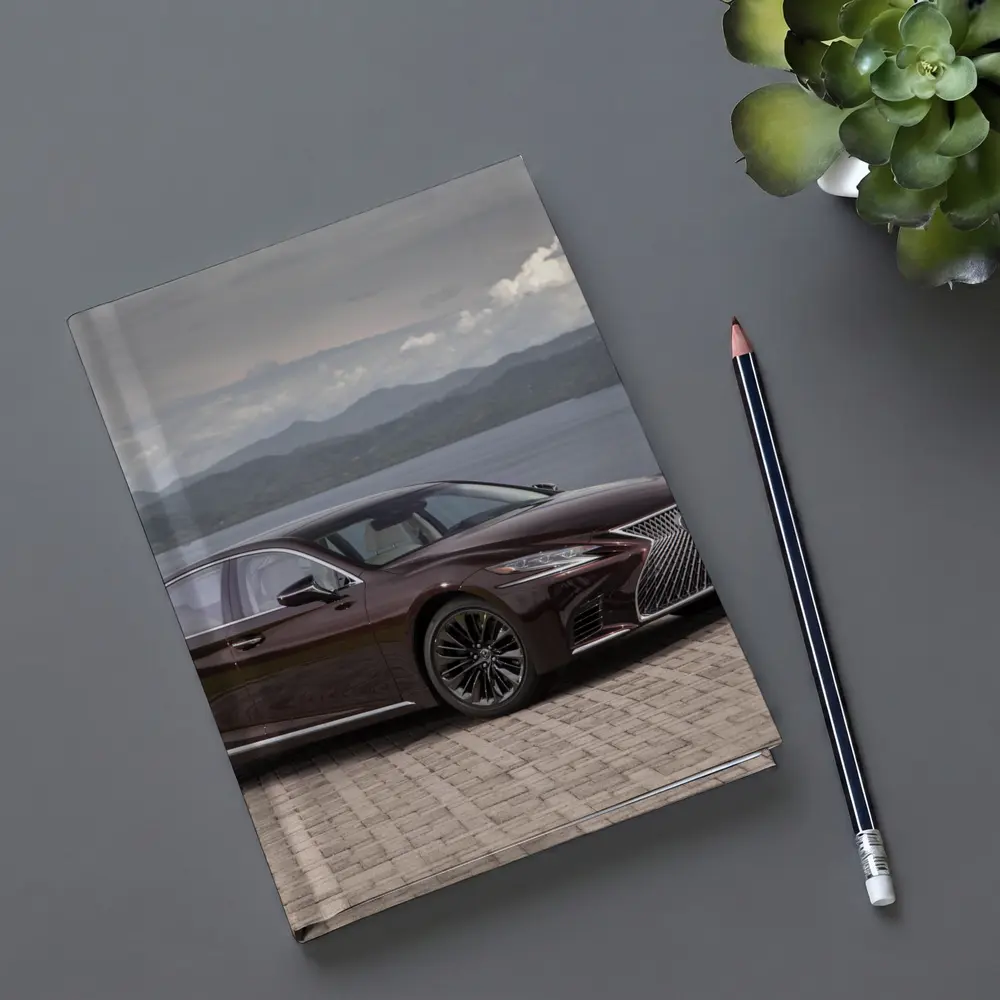 Lexus LS Luxury Sedan Lakeside Cloudy Day – Notebooks