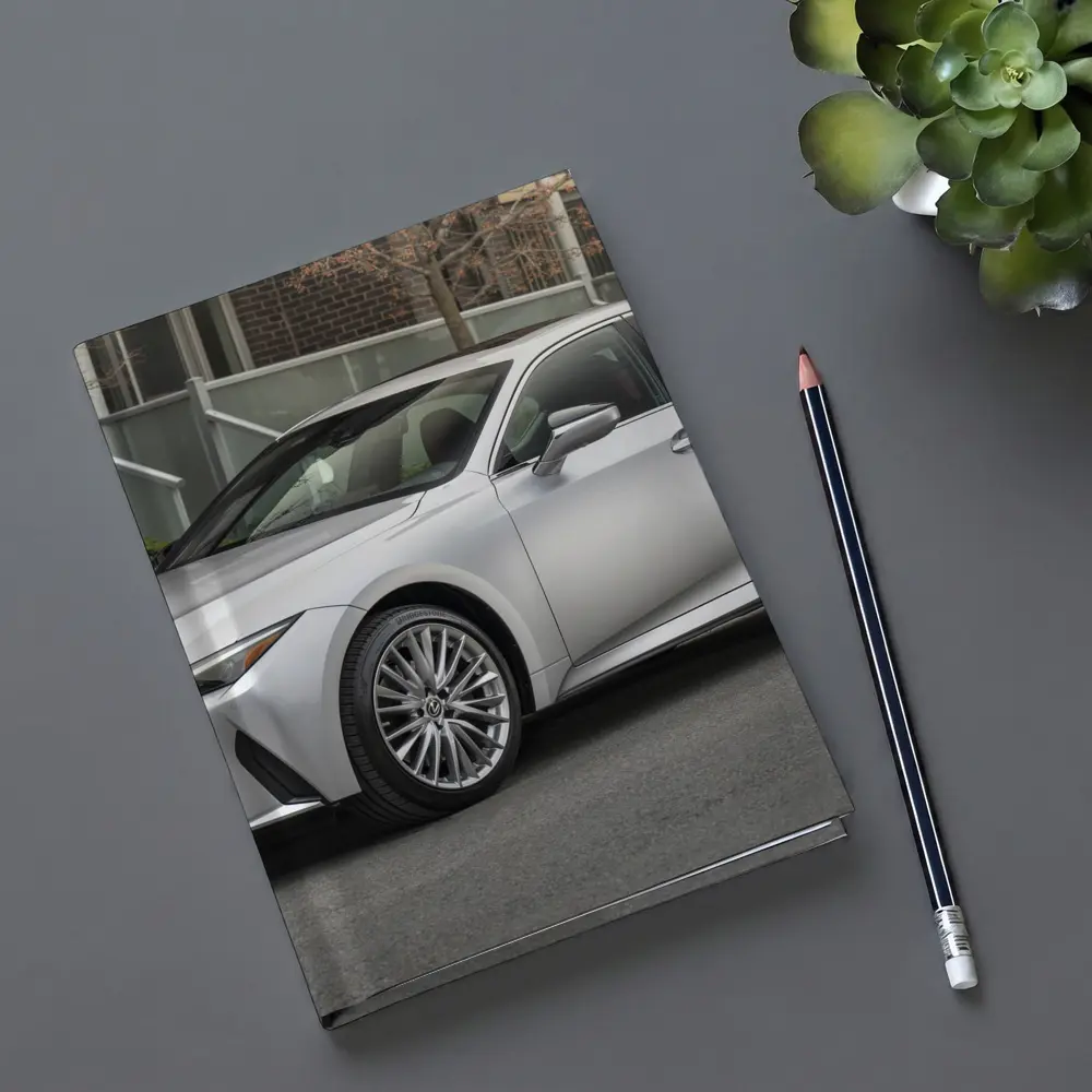 Lexus IS Silver Sedan Urban Street Setting – Notebooks