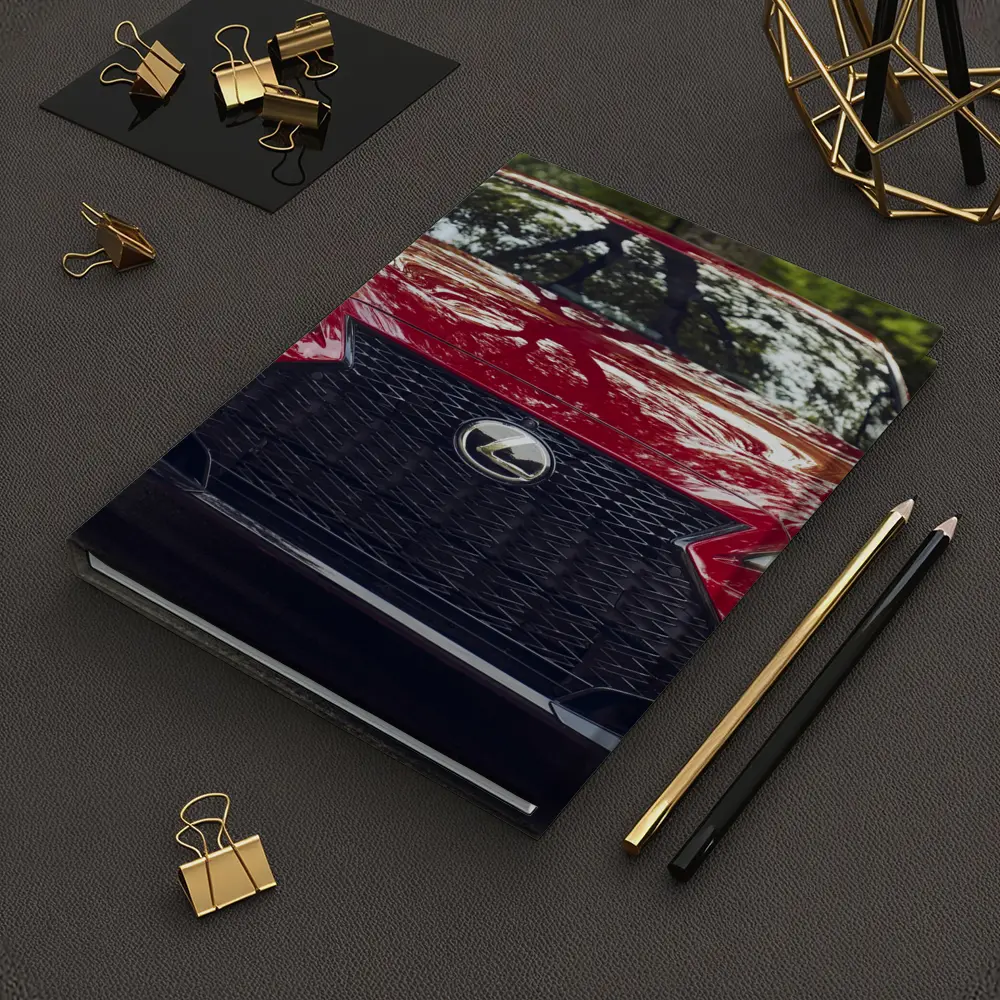 Lexus IS Front View Forest Background – Notebooks