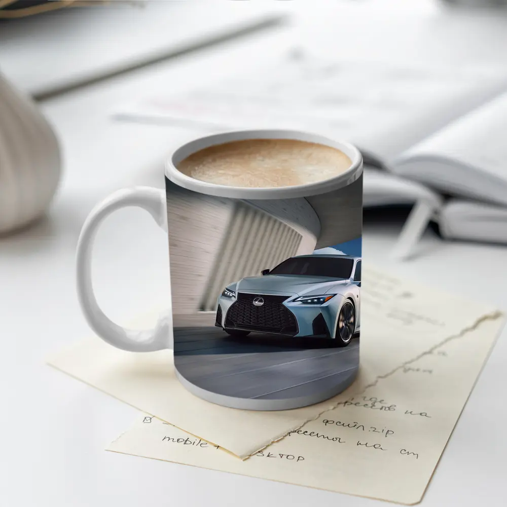 Lexus IS F Sport Silver Urban Setting – Mugs