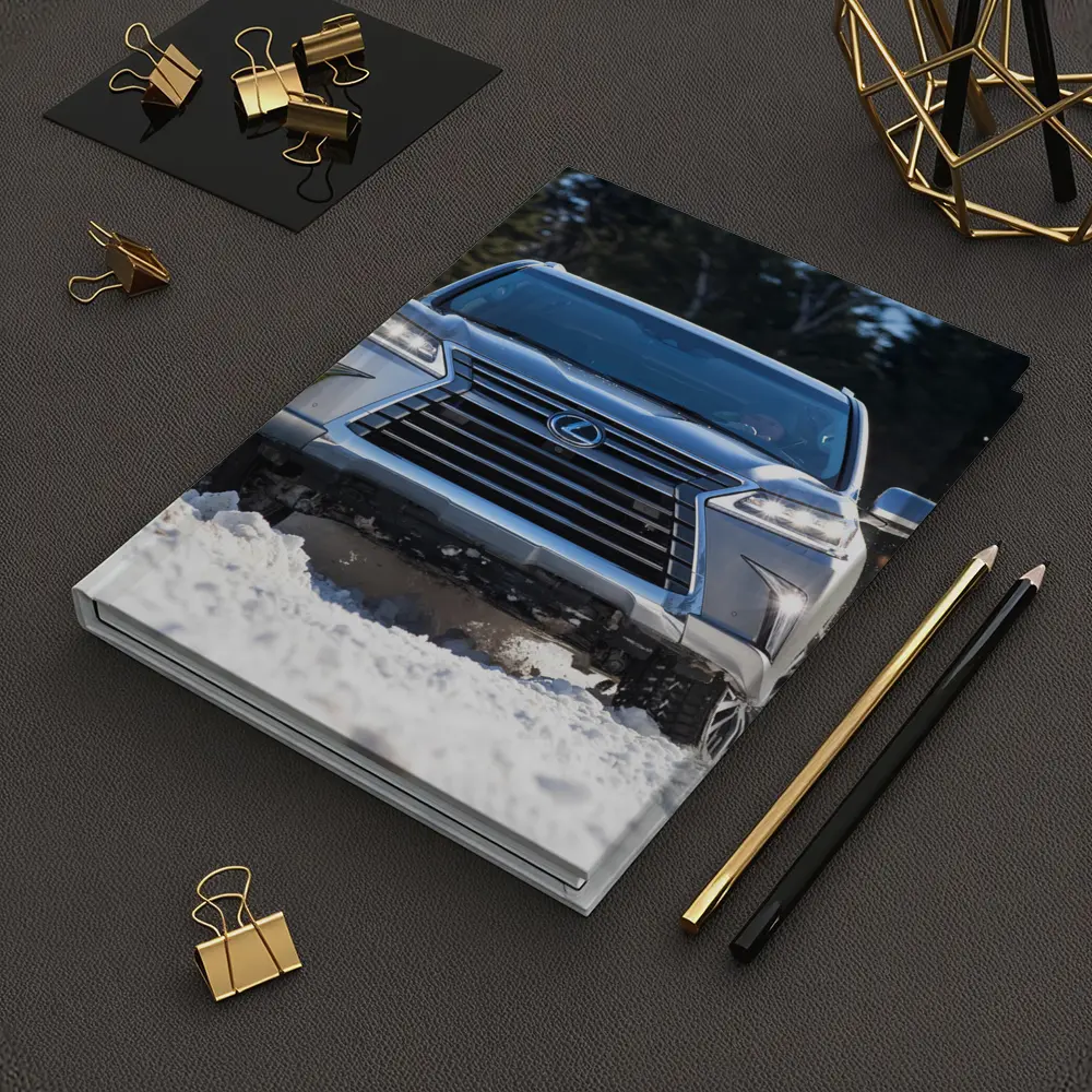 Lexus LX Driving Through Snow Winter Forest – Notebooks