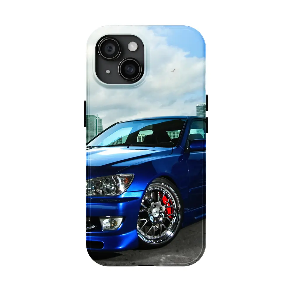 Lexus IS300 Turbo Blue Miami City Streets – Cases
