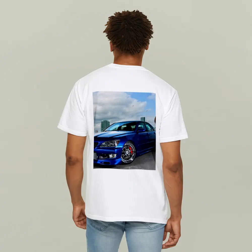 Lexus IS300 Turbo Blue Miami City Streets – T-Shirts