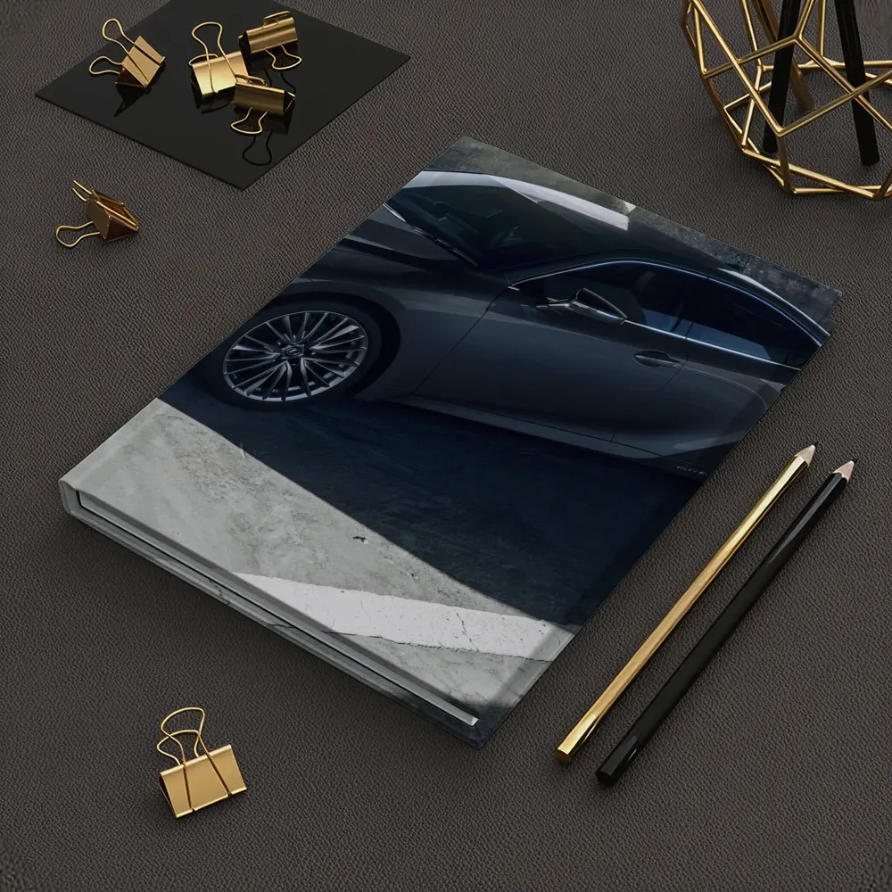 Lexus IS Sedan Parked Urban Concrete Setting – Notebooks