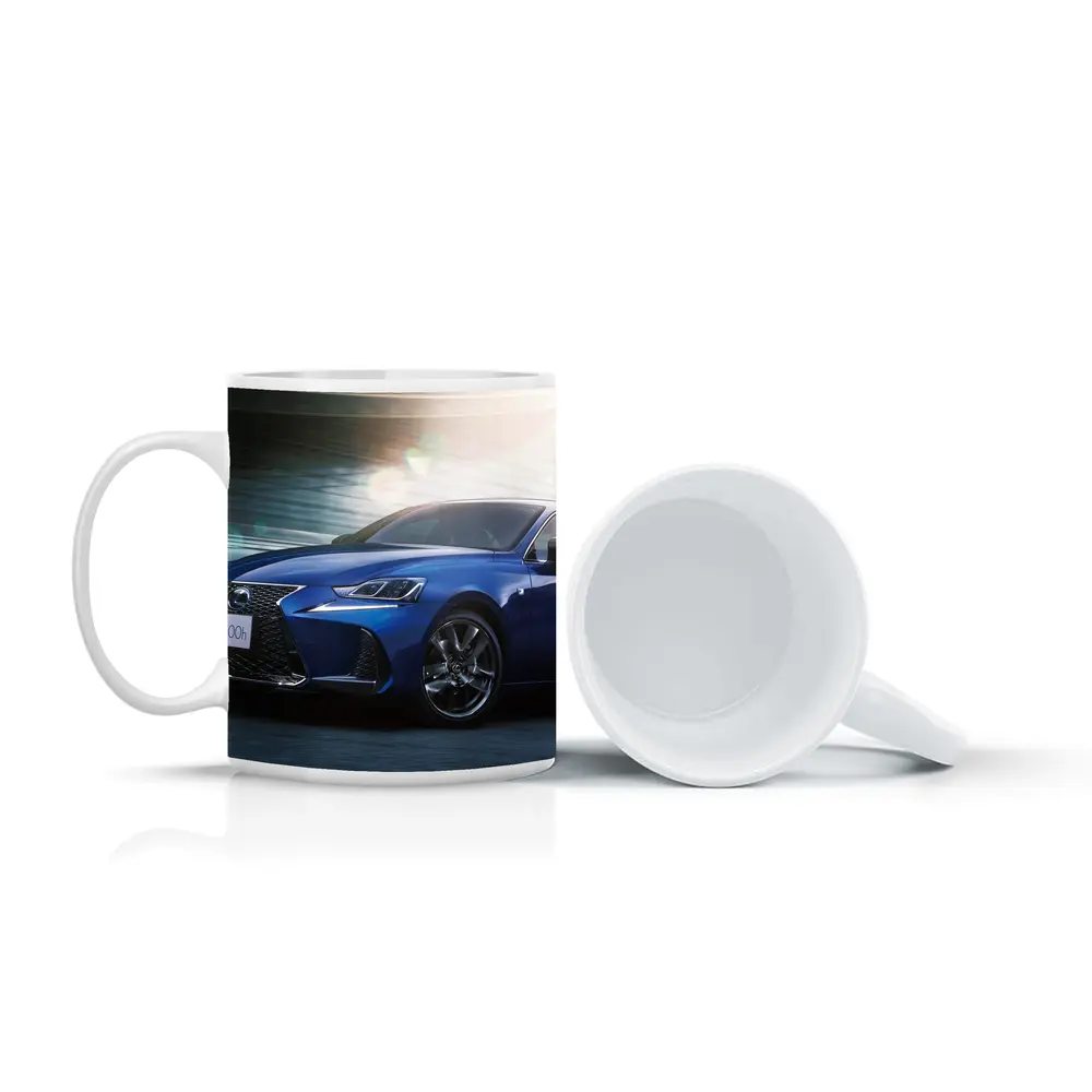 Lexus IS Blue Sport Sedan On Track – Mugs