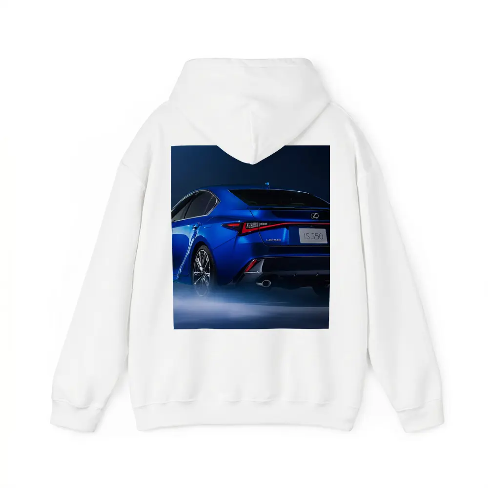 Lexus IS 350 Blue Studio Dark Background – Hoodies