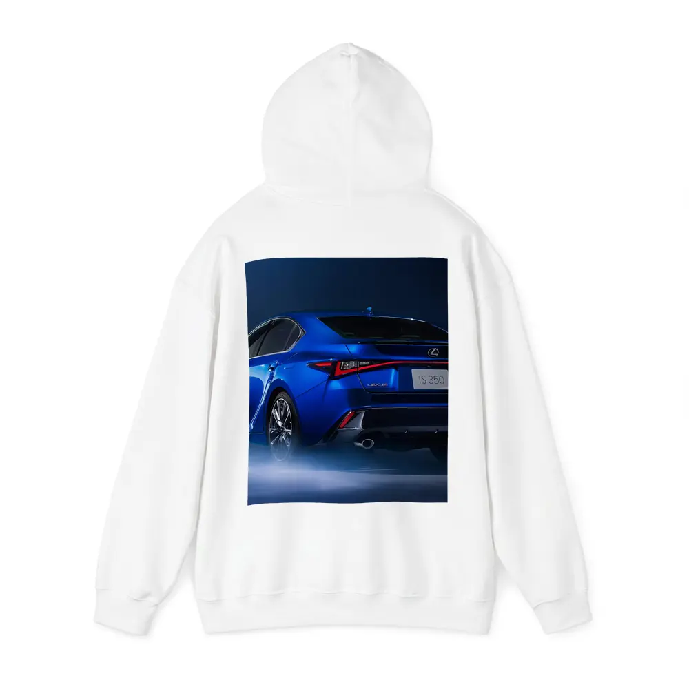 Lexus IS 350 Blue Studio Dark Background – Hoodies