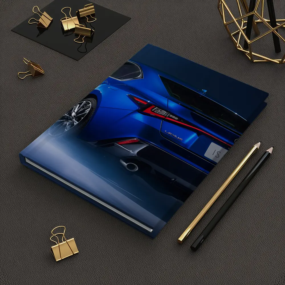 Lexus IS 350 Blue Studio Dark Background – Notebooks
