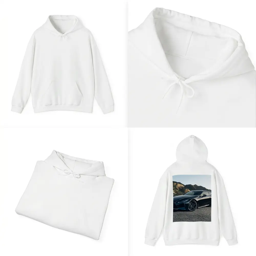 Lexus LC 500 Black Coupe Mountain Road – Hoodies