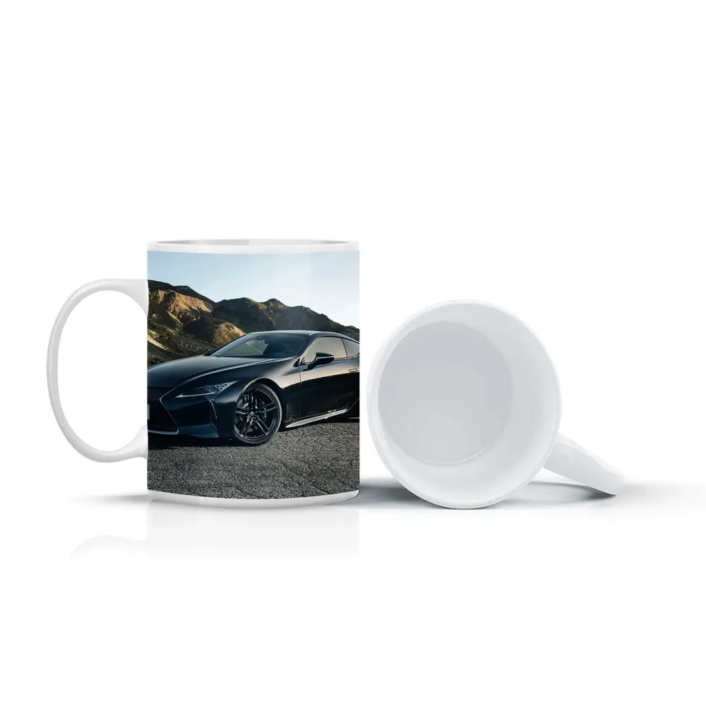 Lexus LC 500 Black Coupe Mountain Road – Mugs