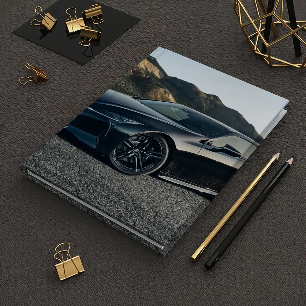 Lexus LC 500 Black Coupe Mountain Road – Notebooks