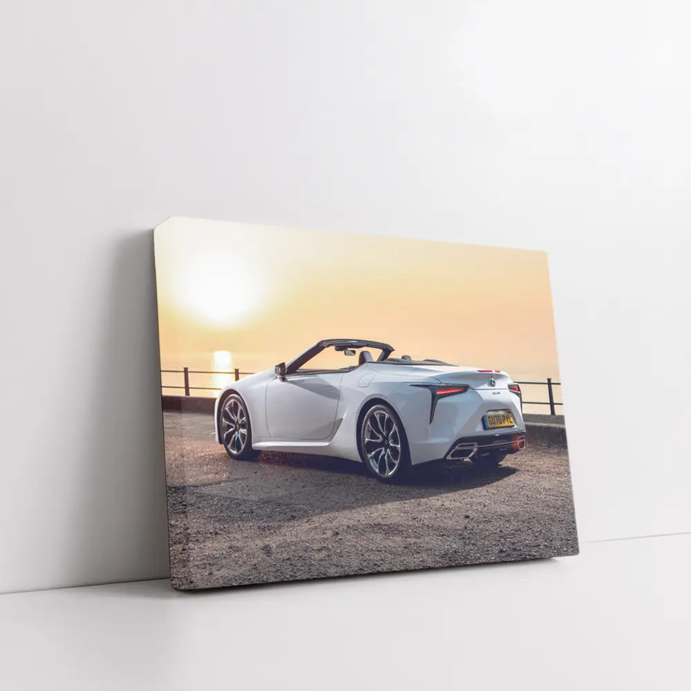 Lexus LC 500 Convertible Sunset Coastal View – Wall Art