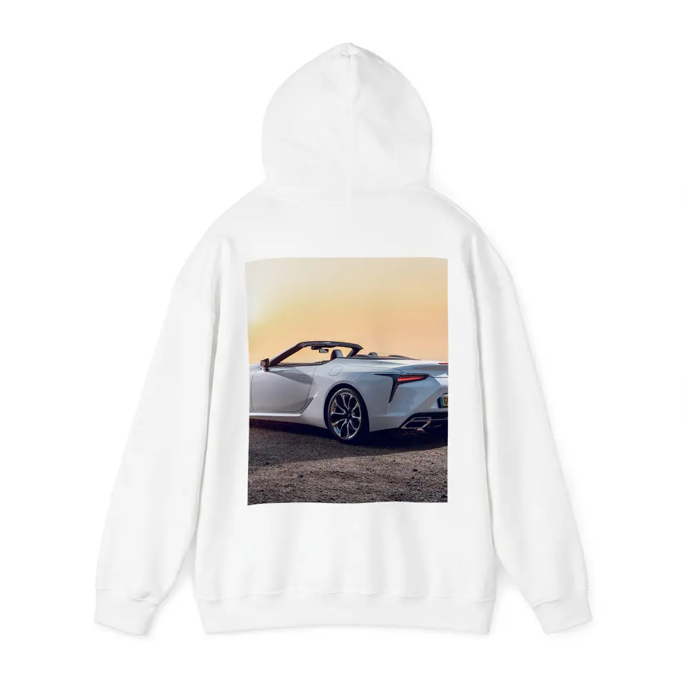 Lexus LC 500 Convertible Sunset Coastal View – Hoodies