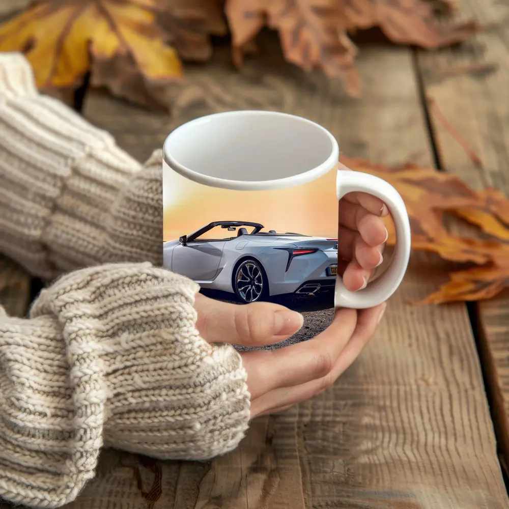 Lexus LC 500 Convertible Sunset Coastal View – Mugs